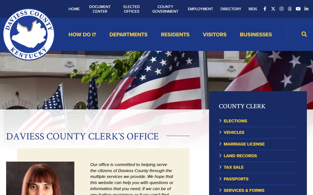 Daviess County Circuit Court Clerk records compared with County Clerk services