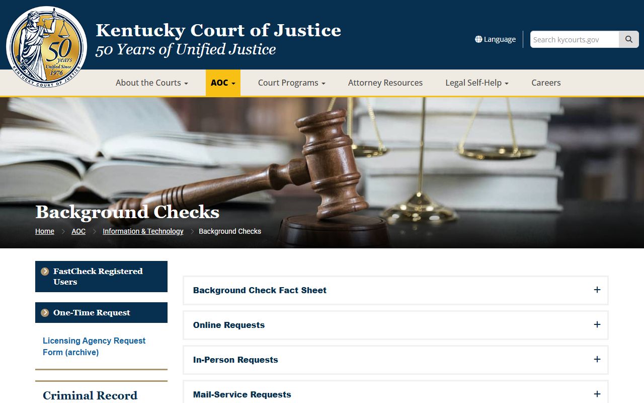 Daviess County court records AOC criminal record report page