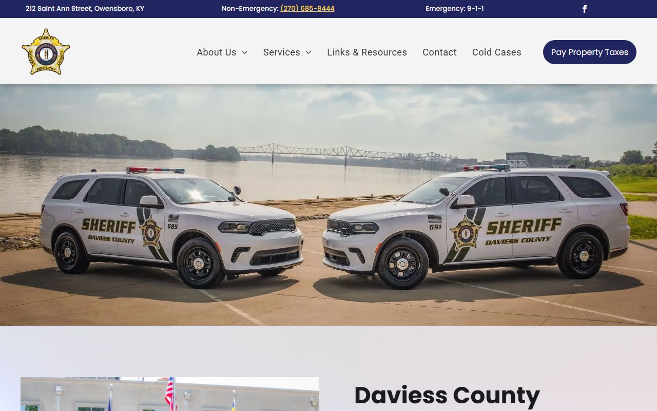 Daviess County criminal court records sheriff office context