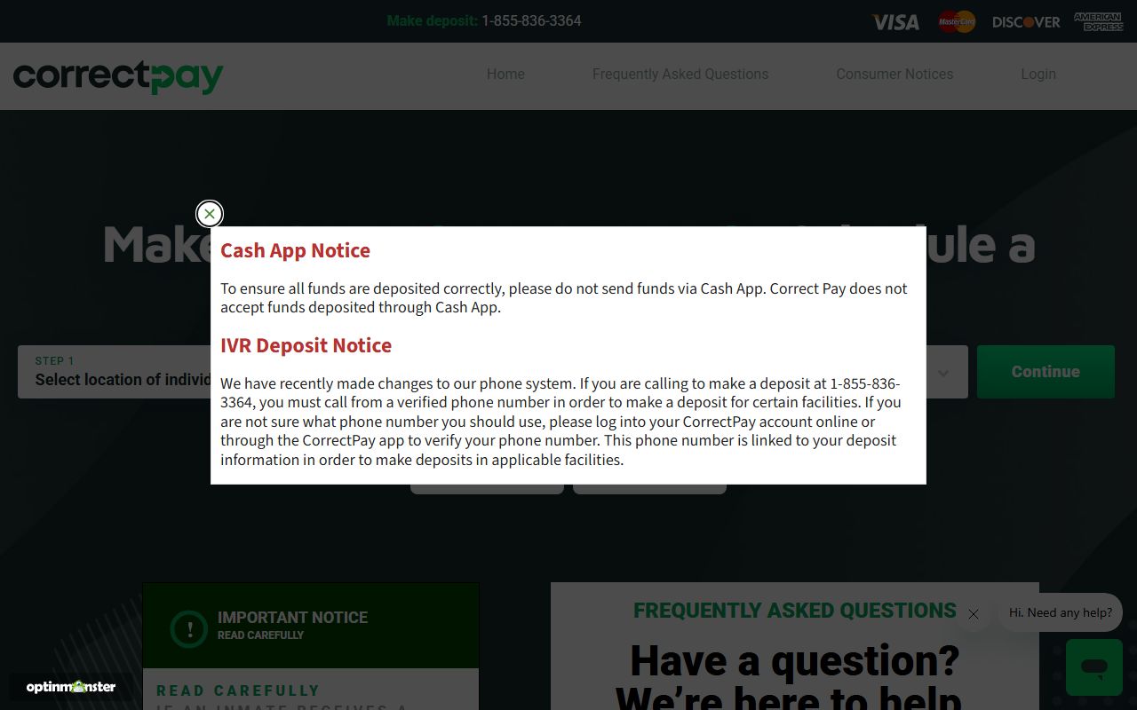 Daviess County Circuit Court adjacent CorrectPay jail account information