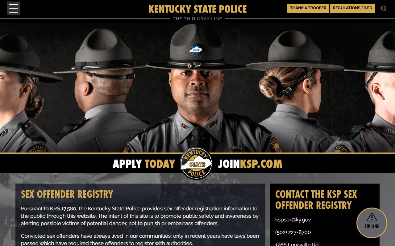Daviess County inmate records KSP sex offender registry information